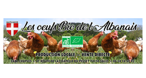 Les oeufs bio de l'Albanais